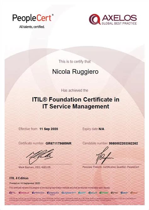 ITIL® 4 Foundation Certification Training in Philippines.